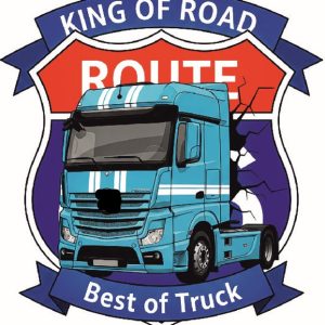 ADHESIVO CAMION KING OF THE ROAD MERCEDES