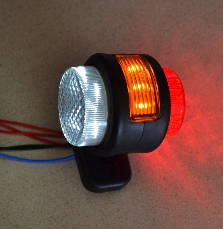 PILOTO TG LAT. LED ROJO/AMBAR/BLANCO PEQ.