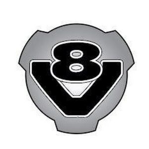 LOGOTIPO SCANIA V8 LUMINOSO 12/24V AMBAR