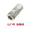 RACORD ENCHUFE RAP. HEMBRA 1/4"HEMBRA MINI