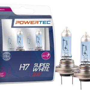 LAMPARAS M-TECH 24V H7 SUPER WHITE 70W 2UNID.