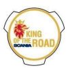 LOGOTIPO SCANIA KING OF THE ROAD LED BLANCO 12/24V